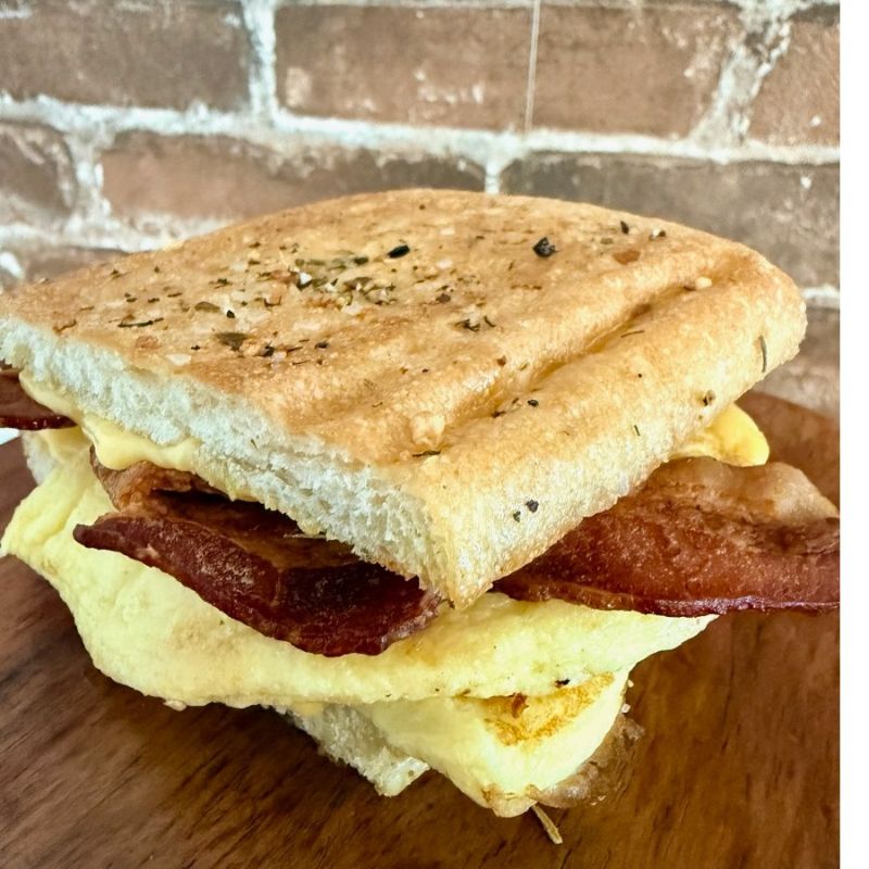 Bacon Egg and Cheese Breakfast Sandwich